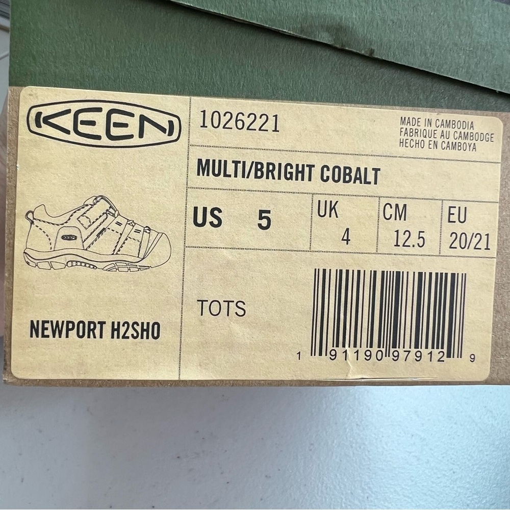 Keen Newport H2 Bright Cobalt Blue Rainbow Sandals - Picture 13 of 13